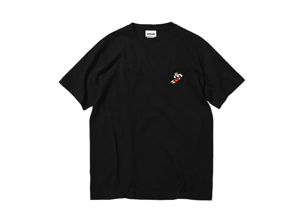 ATOM x HOME GAME EMBROIDERED TEE "BLACK"