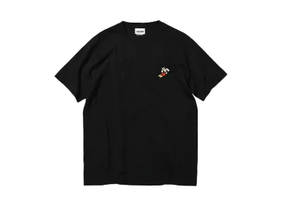 ATOM x HOME GAME EMBROIDERED TEE "BLACK"