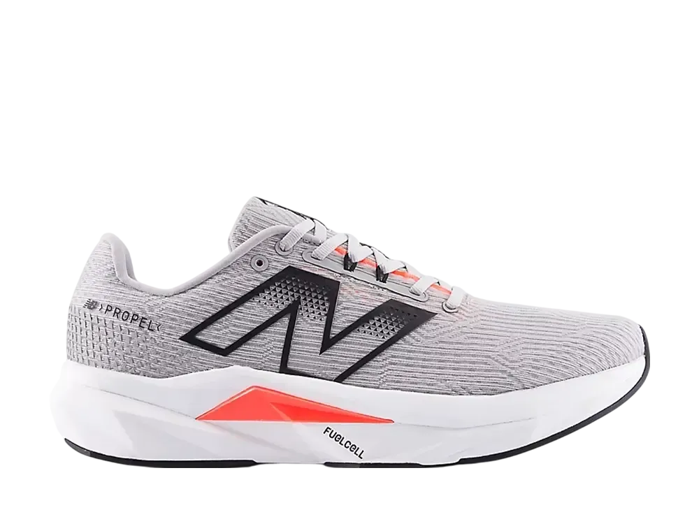 New Balance FuelCell Propel V5 "Rain Cloud/Urgent Red/Black Cement"
