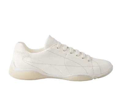 PRADA Nappa Leather Sneakers "Ivory"