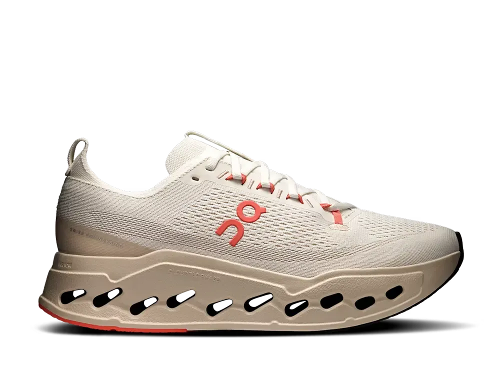 オン ウィメンズ クラウドサーファー マックス "アイボリー/サーモン"