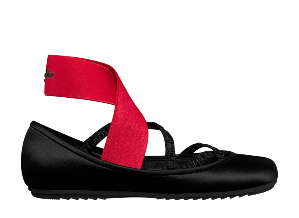 Dior Women's Shade Ballerina Satin & Elastic Straps 