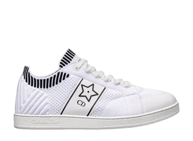 Dior Women's Star Sneaker Technical Mesh "White/Black"