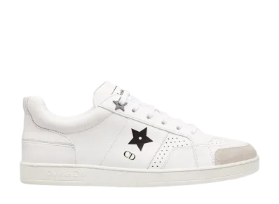 Dior Women's Star Sneaker Calfskin & Suede Calfskin "White"