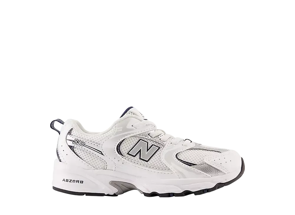 New Balance PS 530 Bungee "White/Natural Indigo/Silver Metallic"