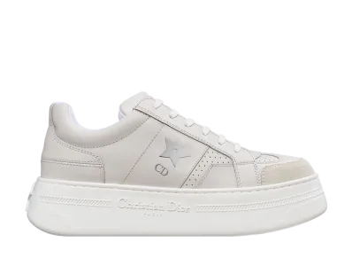 Dior Women's Star Platform Sneaker Calfskin & Suede Calfskin "Grey/Silver"