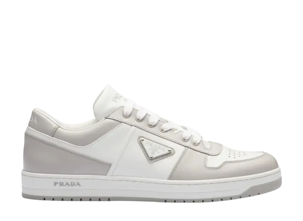PRADA Downtown Leather Sneakers 