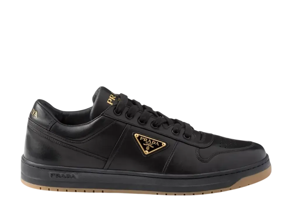 プラダ ダウンタウン ナッパレザー スニーカー "ブラック"