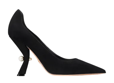 Dior Women's Tribales Pumps Suede Goatskin "Black"