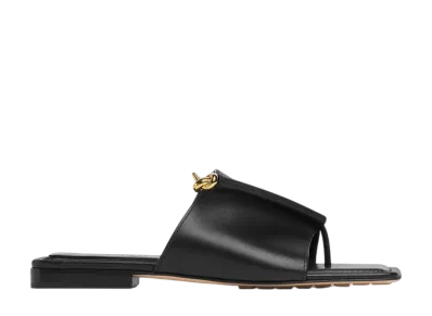 Bottega Veneta Women's Solstice Flat Thong "Black"