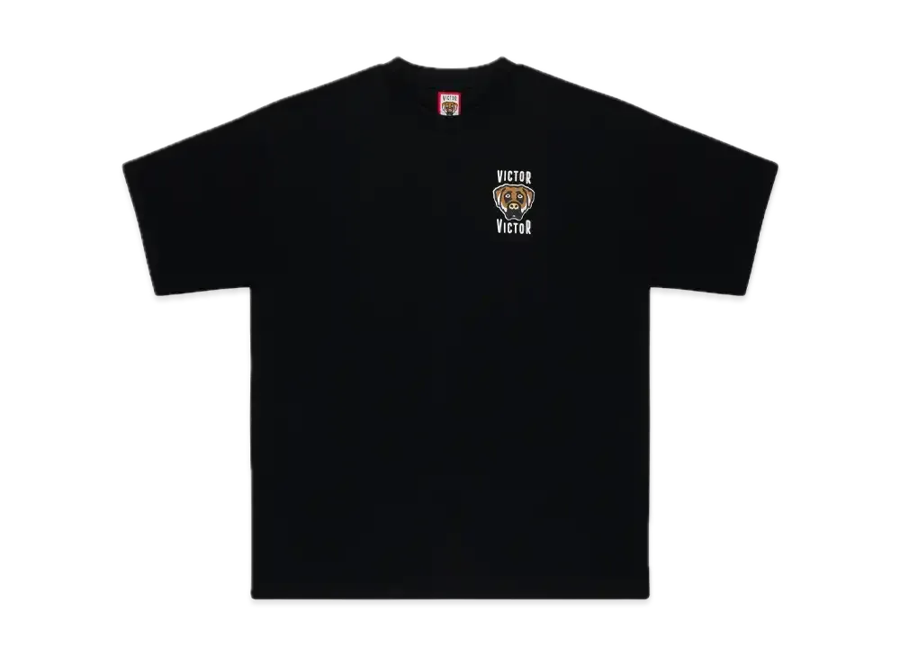 Victor Victor Worldwide Dog Logo T-shirt "Black"