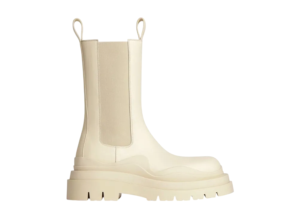 ボッテガヴェネタ ウィメンズ タイヤ チェルシーブーツ "シーソルト"