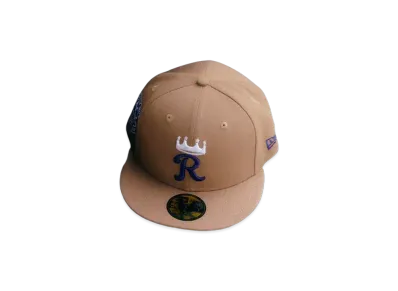 NEW ERA x THE CAP 'Emperor Shrine' 59Fifty Kansas City Royals "Beige"