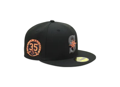 NEW ERA x THE CAP 'WASTELAND PHARAOH' 59Fifty Seattle Mariners "Black"