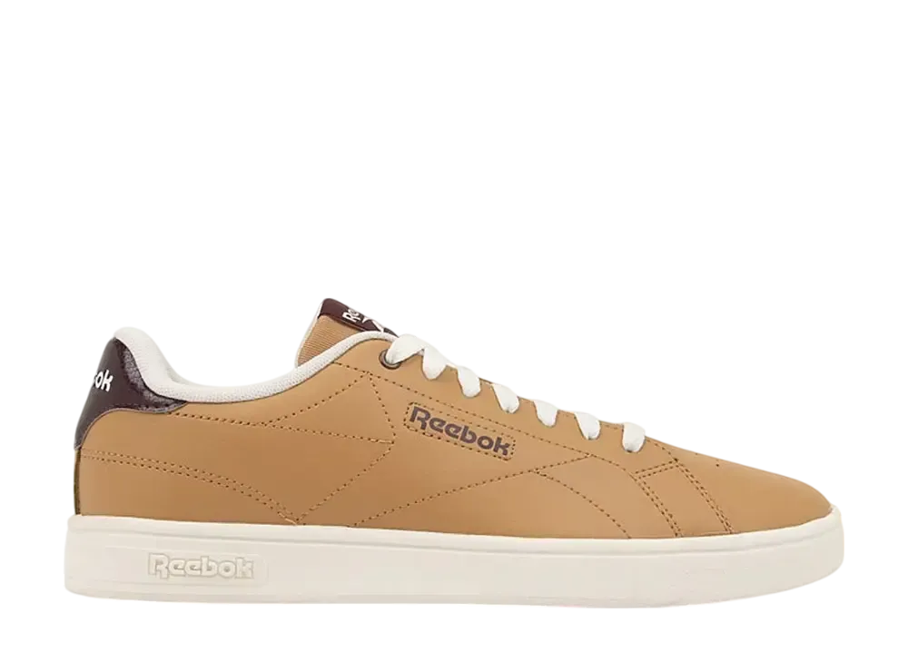 リーボック コート クリーン "キャメル/ブラックチェリー"