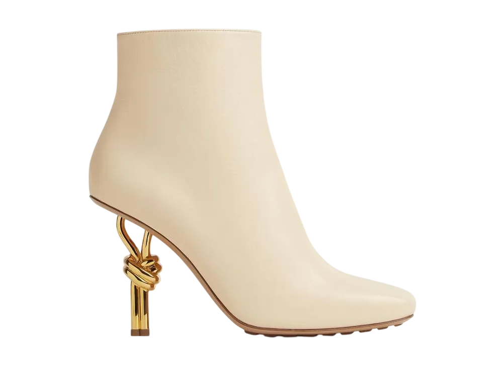 ボッテガヴェネタ ウィメンズ ノット アンクルブーツ "シーソルト"