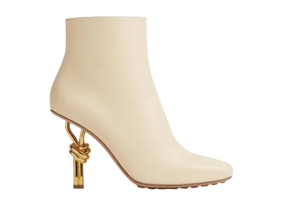 Bottega Veneta Women's Knot Ankle Boot "Sea Salt"