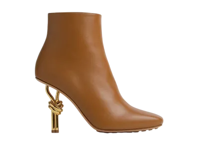 Bottega Veneta Women's Knot Ankle Boot "Wood"