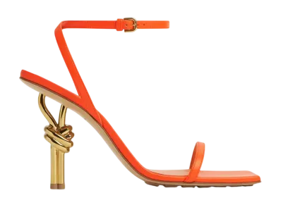 Bottega Veneta Women's Knot Sandal "New Orange"