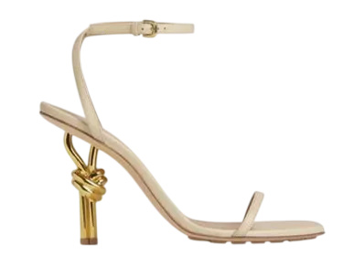 Bottega Veneta Women's Knot Sandal "Sea Salt"