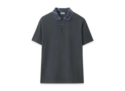 Burberry Cotton Polo Shirt "Magnet"