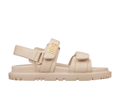 Dior Women's Dioract Sandal Lambskin "Powder Beige"