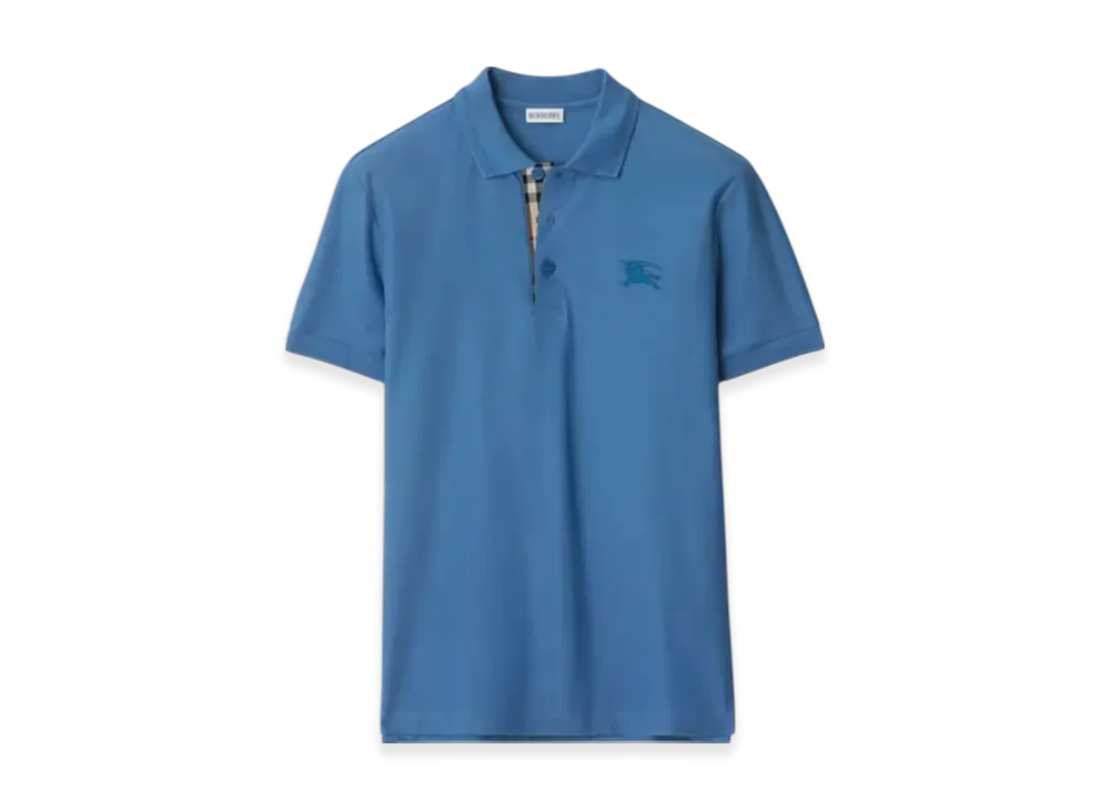 Burberry Cotton Polo Shirt "Pool"