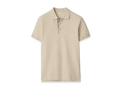 Burberry Cotton Polo Shirt "Clam"