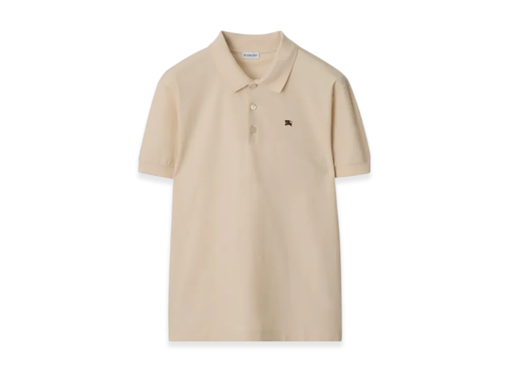 Burberry Cotton Polo Shirt "Clam"