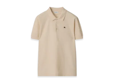 Burberry Cotton Polo Shirt "Clam"