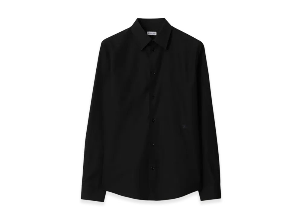 Burberry Cotton Shirt "Black"