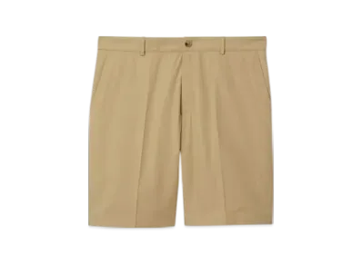 Burberry Cotton Shorts "Flax"