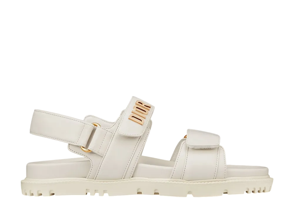 ディオール ウィメンズ ディオールアクト サンダル ラムスキン "ホワイト"