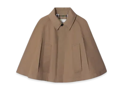 Burberry Cotton Blend Cape "Trail"
