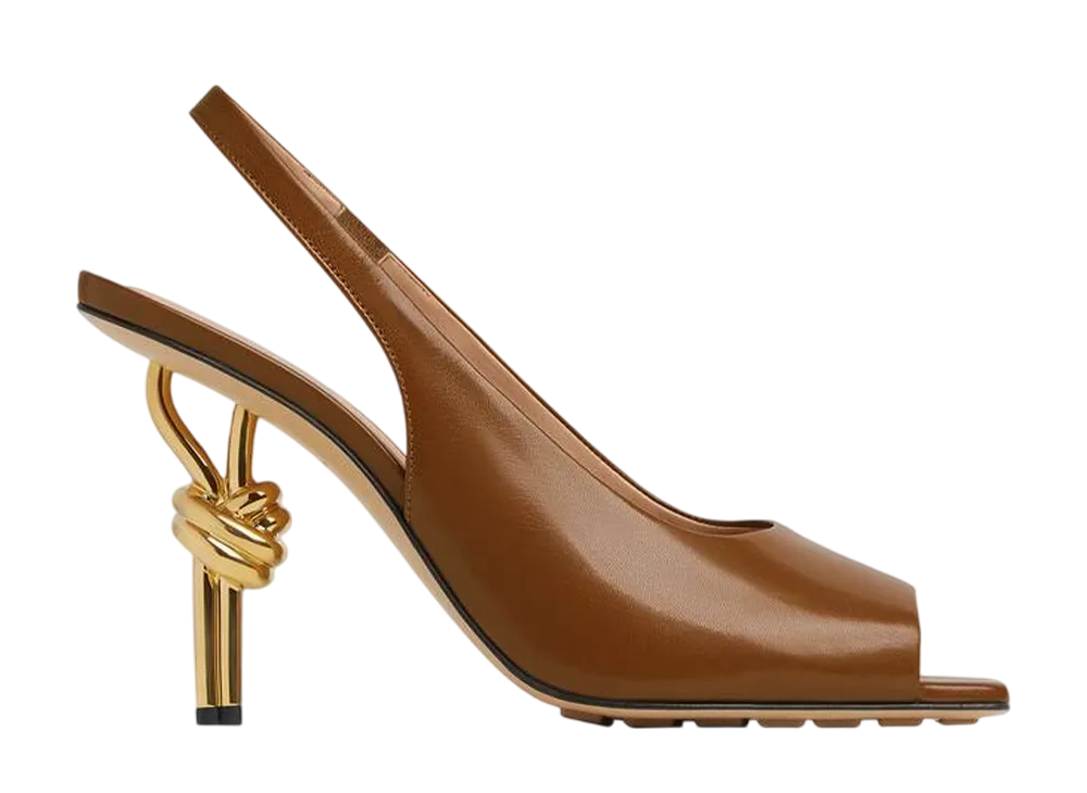 ボッテガヴェネタ ウィメンズ ノット サンダル "ニューコニャック"