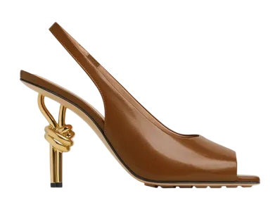 Bottega Veneta Women's Knot Sandal "New Cognac"
