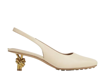 Bottega Veneta Women's Knot Pump "Sea Salt"