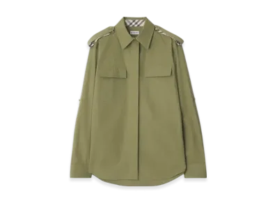 Burberry Cotton Poplin Shirt "Wreath"