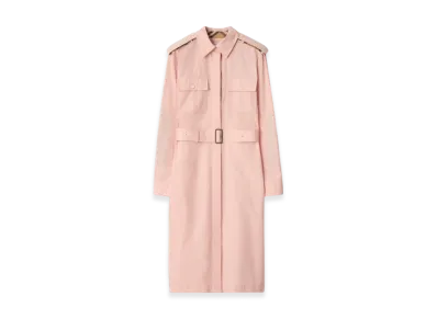 Burberry Cotton Poplin Shirt Dress "Flora"