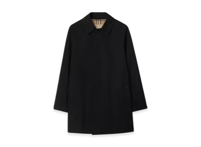 Burberry Short Camden Heritage Car Coat "Black"