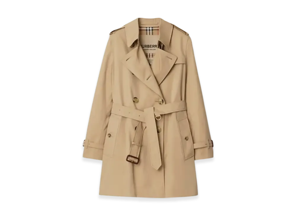 Burberry Short Kensington Heritage Trench Coat "Honey"