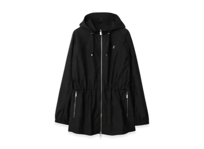 Burberry Short Nylon Cotton Parka "Black"