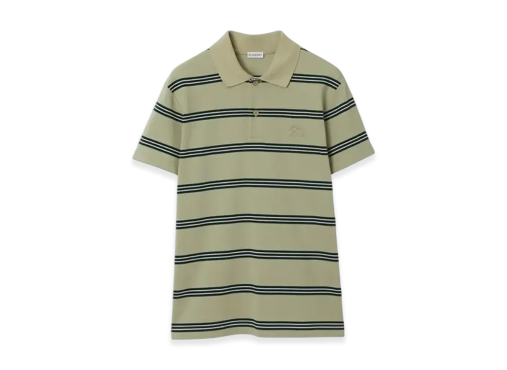Burberry Stripe Cotton Polo Shirt "Shire"