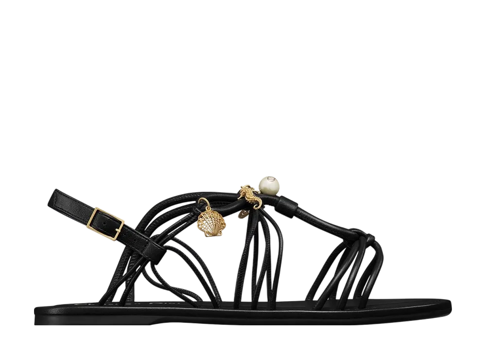 【DIOR】☆可愛い☆ディオリヴィエラ ロングブリム D-Wave ベル Dior Dioriviera D-Wave Sandal KCO048TRB_S57B – BORDER-GARA