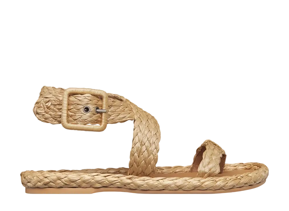 ディオール ウィメンズ ディオリビエラ ビーチサンダル ブレイドラフィア "キャラメルベージュ"