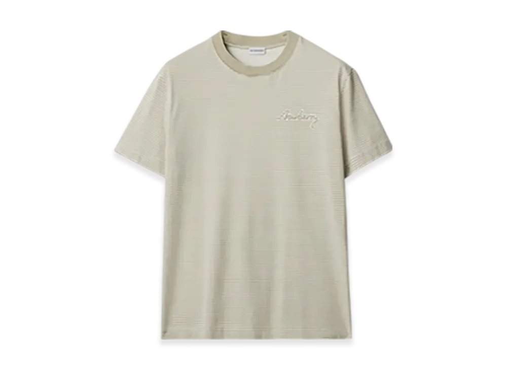 Burberry Stripe Cotton T-shirt "Skylark"