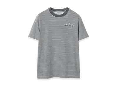 Burberry Stripe Cotton T-shirt "Magnet"