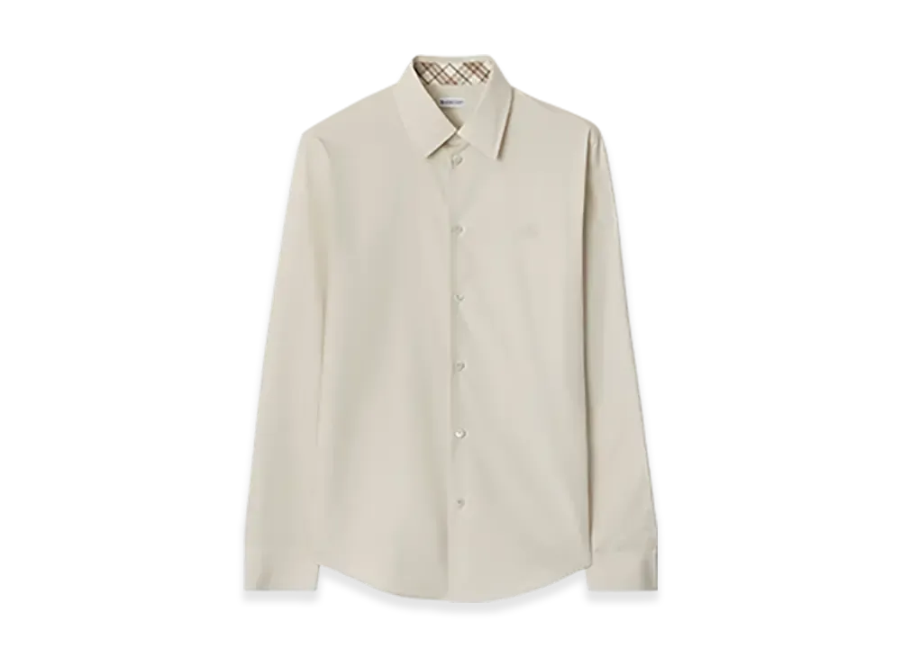 Burberry Slim Fit Cotton Shirt "Sail"