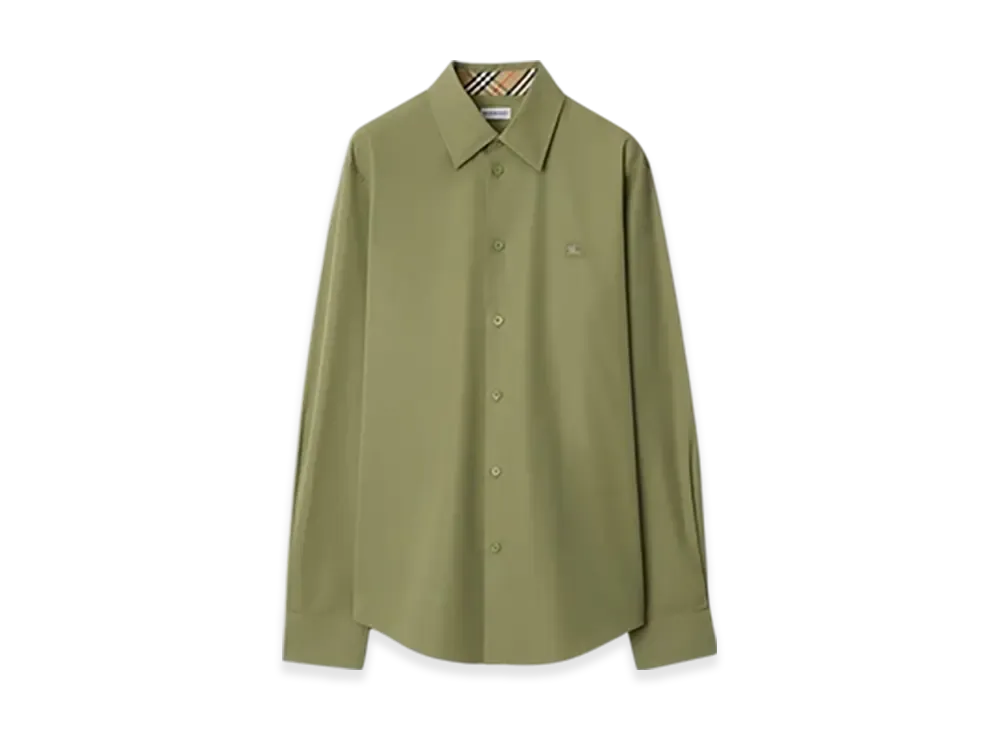 Burberry Slim Fit Cotton Shirt "Wreath"
