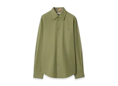 Burberry Slim Fit Cotton Shirt "Wreath"